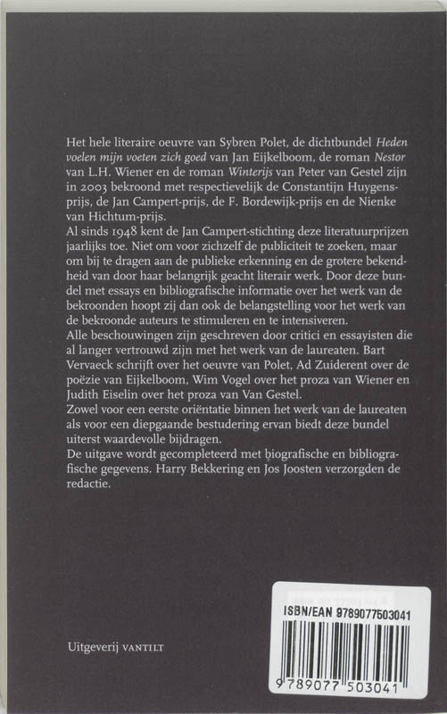 Achterkant van 2003