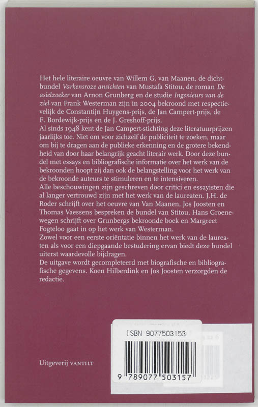 Achterkant van 2004