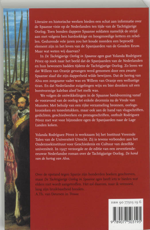 Achterkant van De Tachtigjarige Oorlog in Spaanse ogen