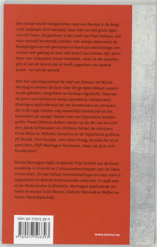 Achterkant van De neef van Delvaux