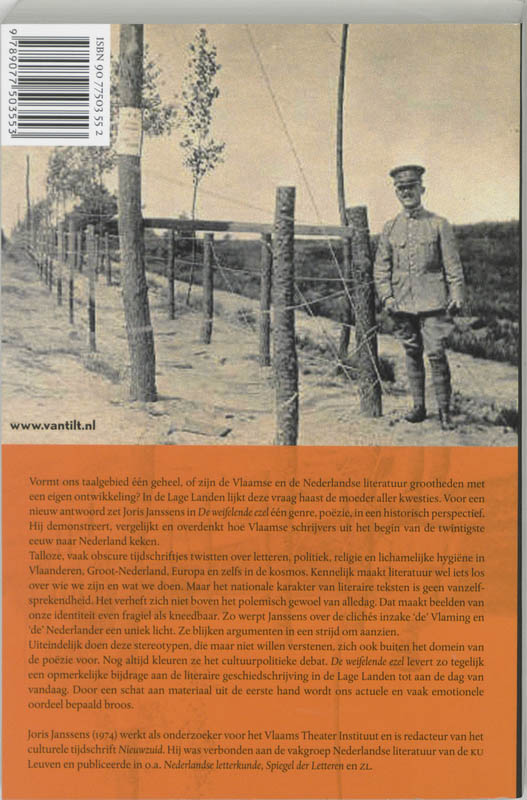 Achterkant van De weifelende ezel