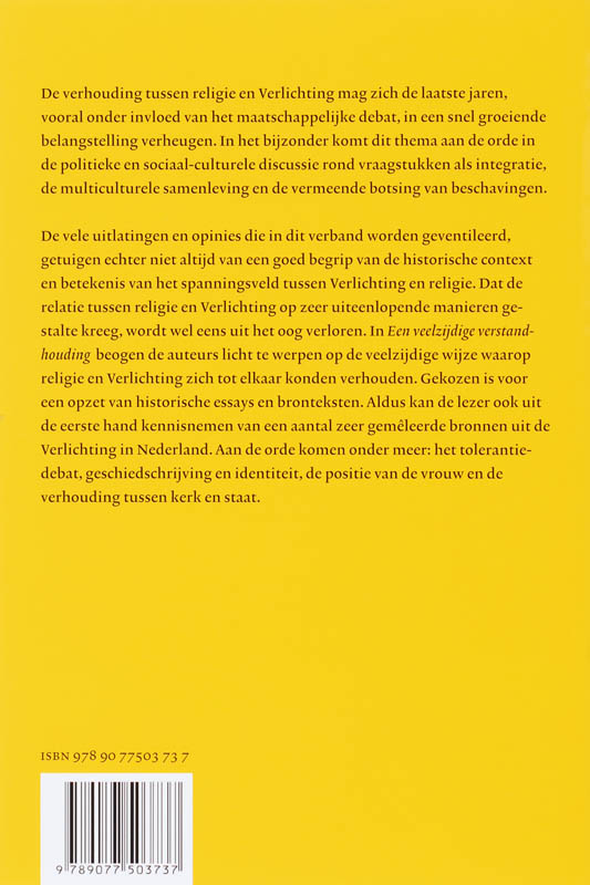 Achterkant van Een veelzijdige verstandhouding