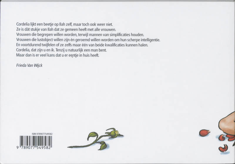 Achterkant van Cordelia onverbloemd