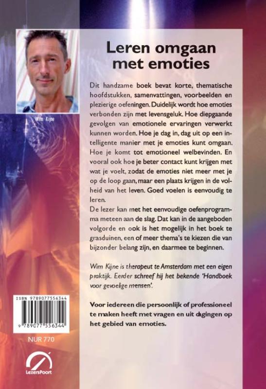 Achterkant van Leren omgaan met emoties