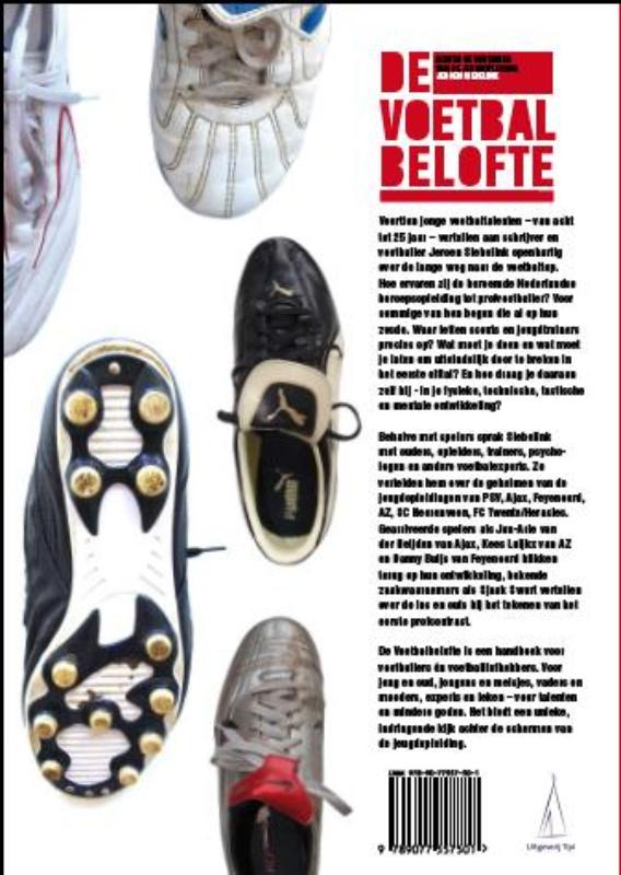 Achterkant van De voetbalbelofte