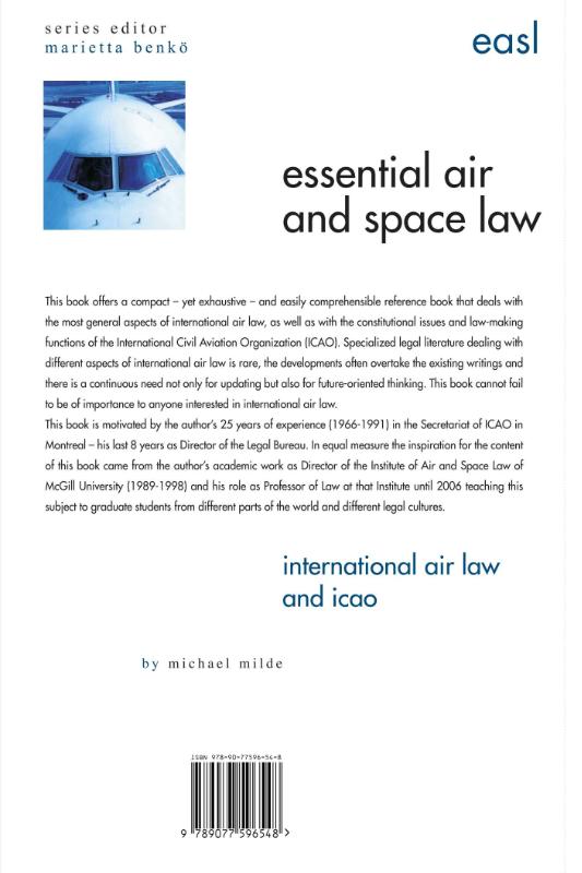 Achterkant van International Air Law and ICAO
