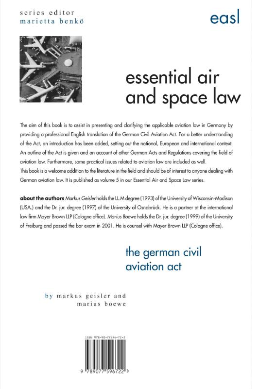 Achterkant van The German Civil Aviation Act