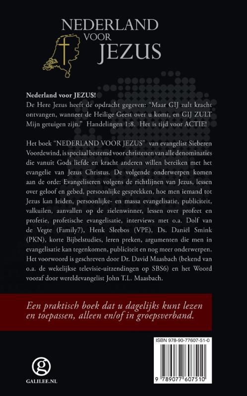 Achterkant van Nederland voor Jezus