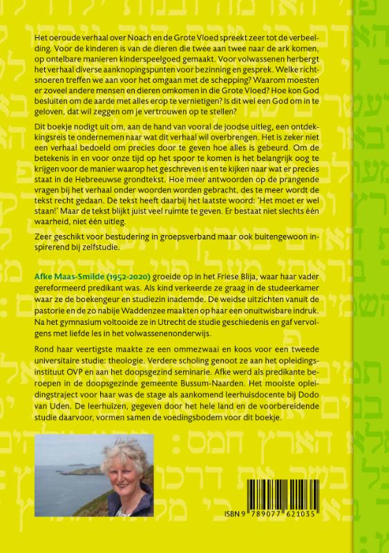 Achterkant van Noach en de Grote Vloed