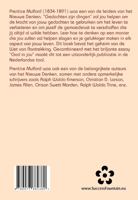 Achterkant van Gedachten zijn dingen