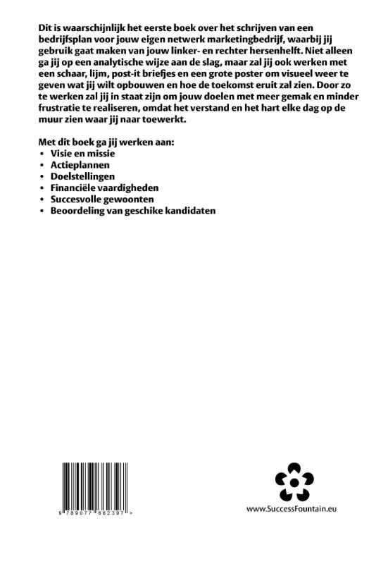 Achterkant van Hoe schrijf ik mijn bedrijfsplan voor netwerk marketing?
