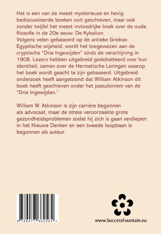 Achterkant van De Kybalion