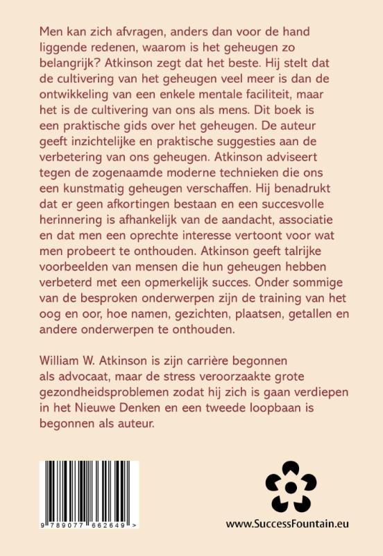 Achterkant van Geheugen