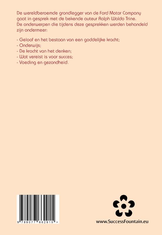 Achterkant van De kracht die overwint