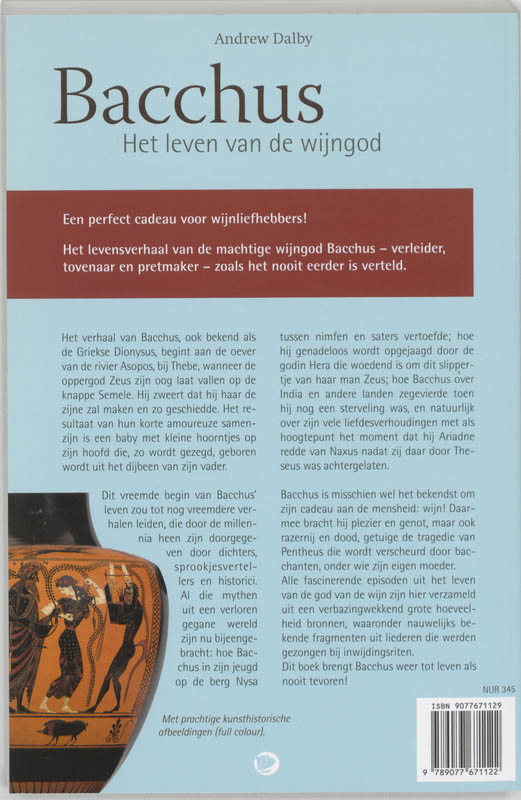 Achterkant van Bacchus