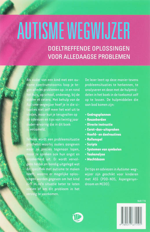 Achterkant van De autisme-wegwijzer