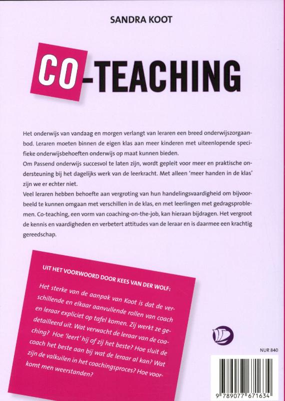 Achterkant van Co-teaching