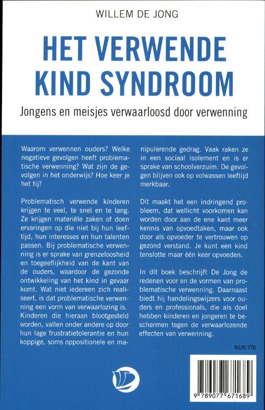 Achterkant van Het verwende kind-syndroom