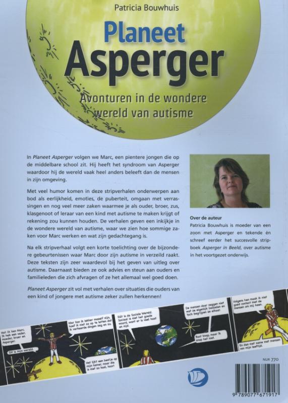 Achterkant van Planeet Asperger
