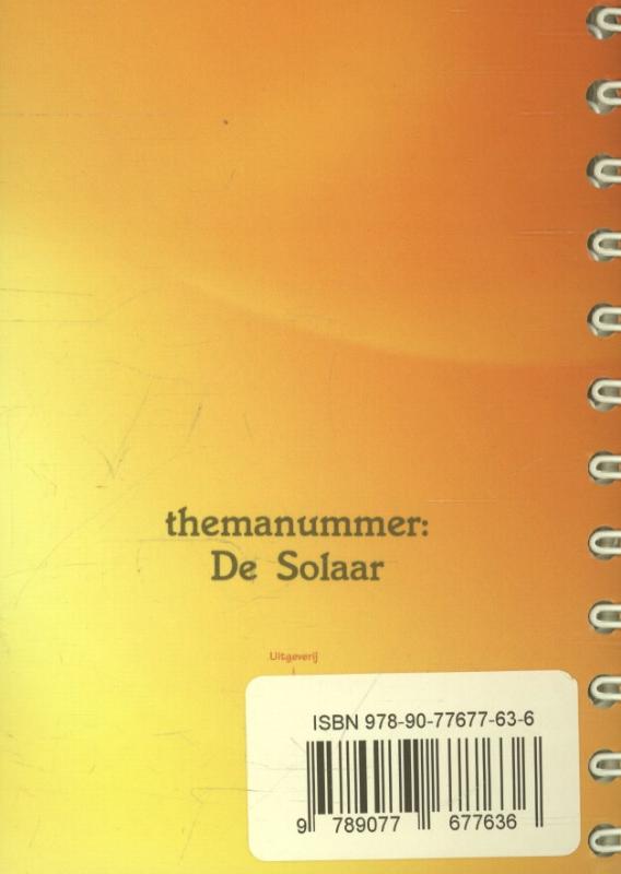 Achterkant van 2014 De solaar
