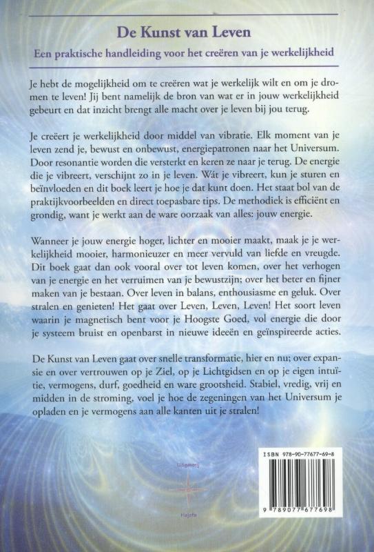 Achterkant van De Kunst van Leven