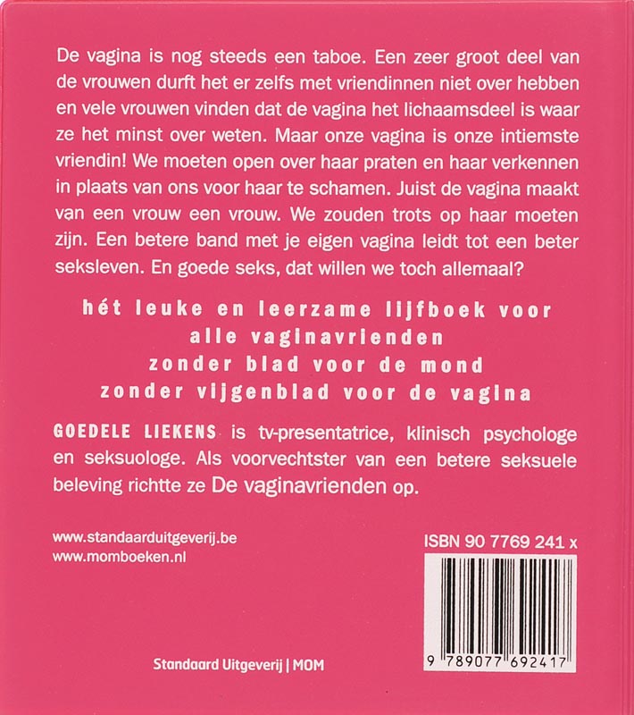 Achterkant van Het vagina boek