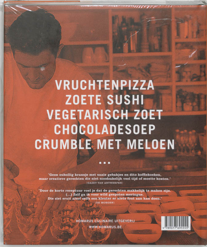 Achterkant van Modern zoet