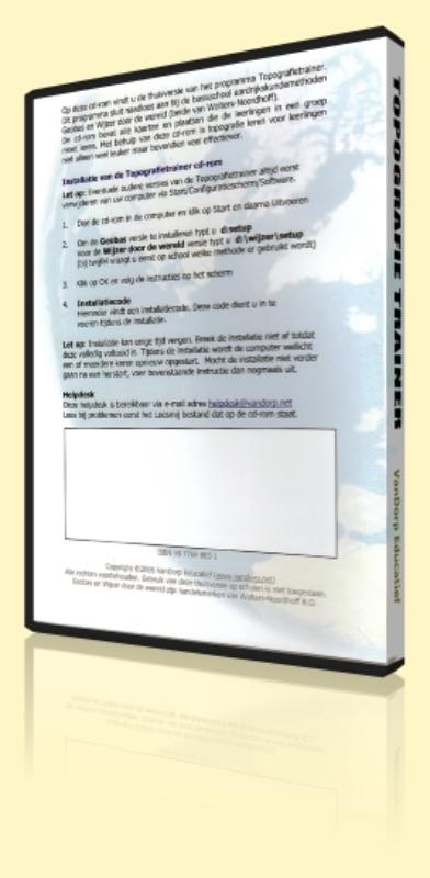 Achterkant van Topografie trainer