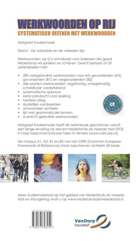 Achterkant van 2 Voltooide tijd en verleden tijd