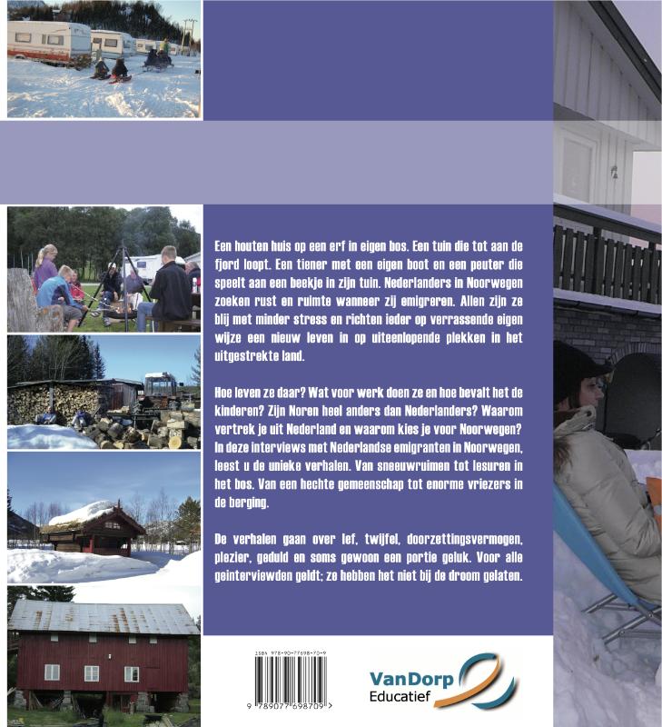 Achterkant van Thuis in Noorwegen
