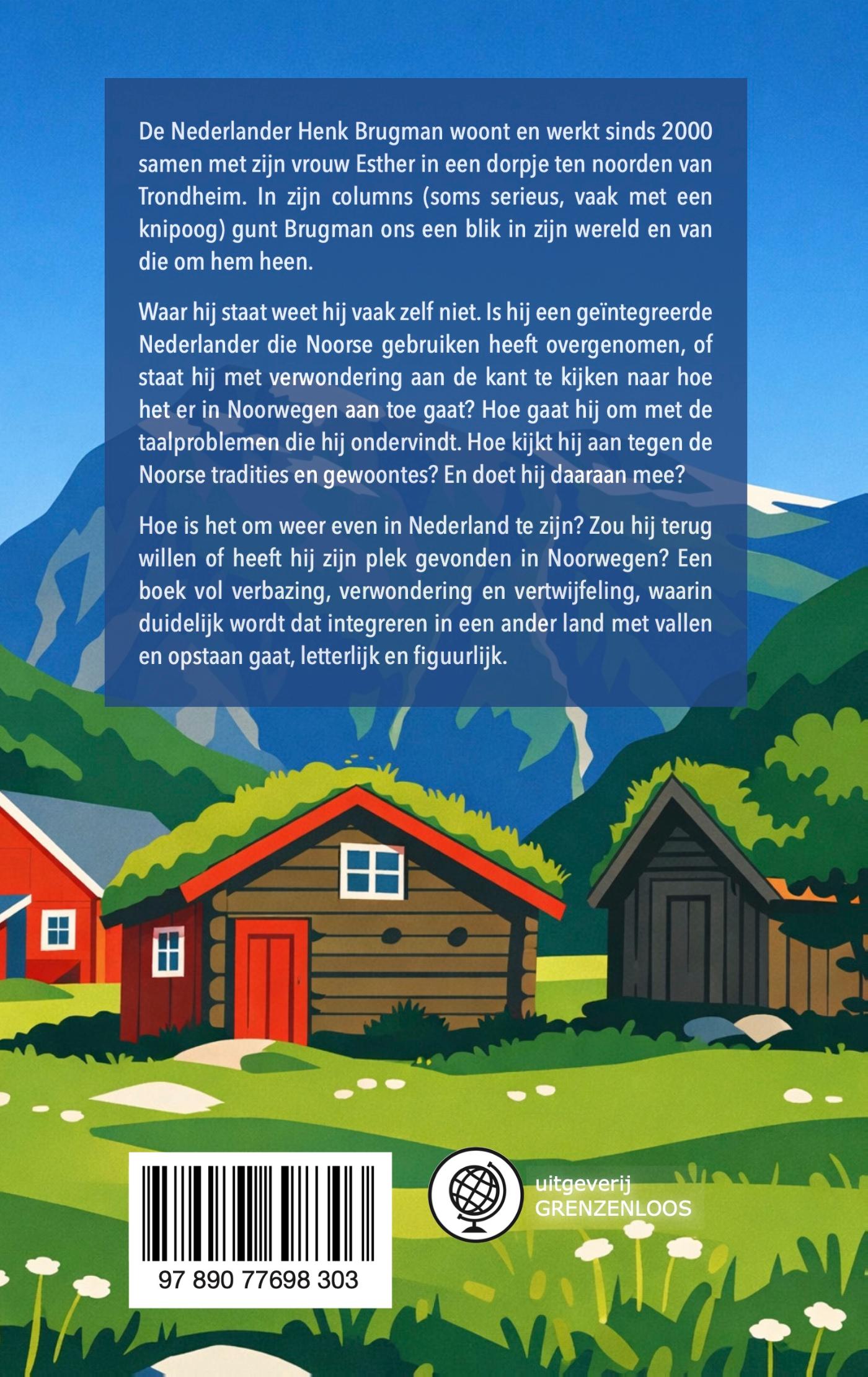Achterkant van Een leven in Noorwegen