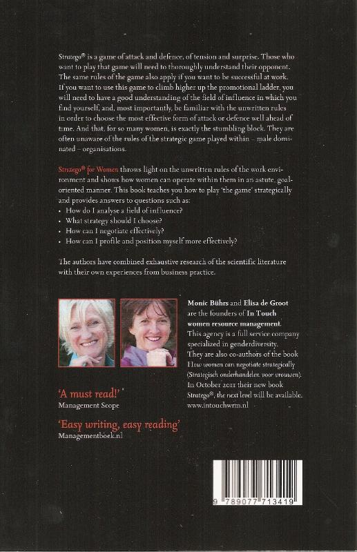 Achterkant van Stratego for women