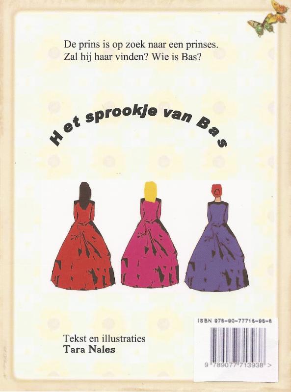 Achterkant van Het sprookje van Bas