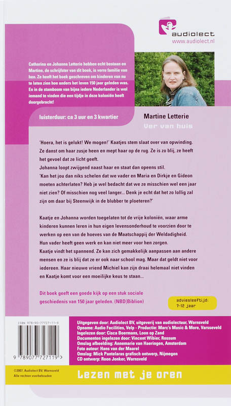 Achterkant van Ver van huis 3 CD's