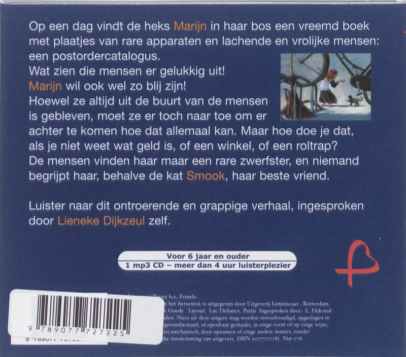 Achterkant van Een bezem in het fietsenrek