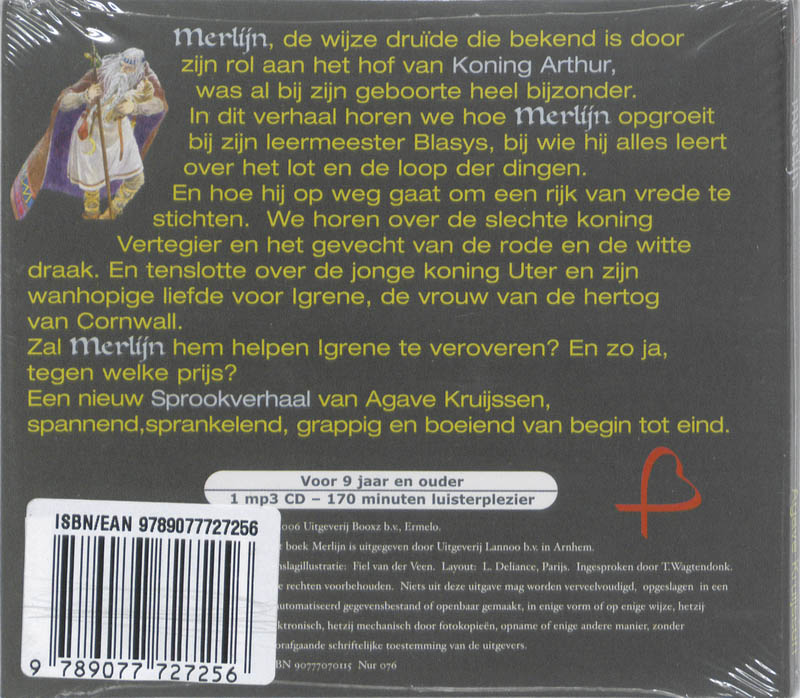Achterkant van Merlijn
