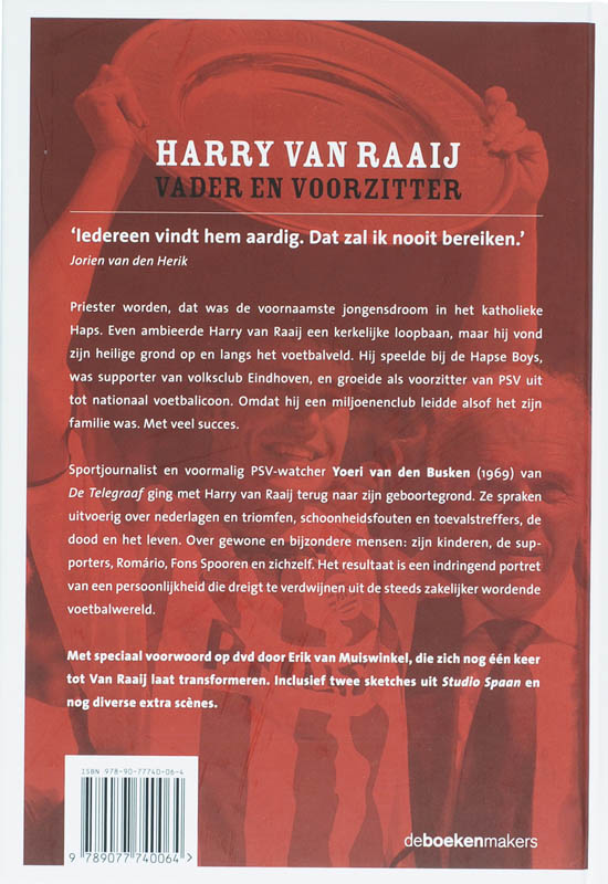 Achterkant van Harry van Raaij