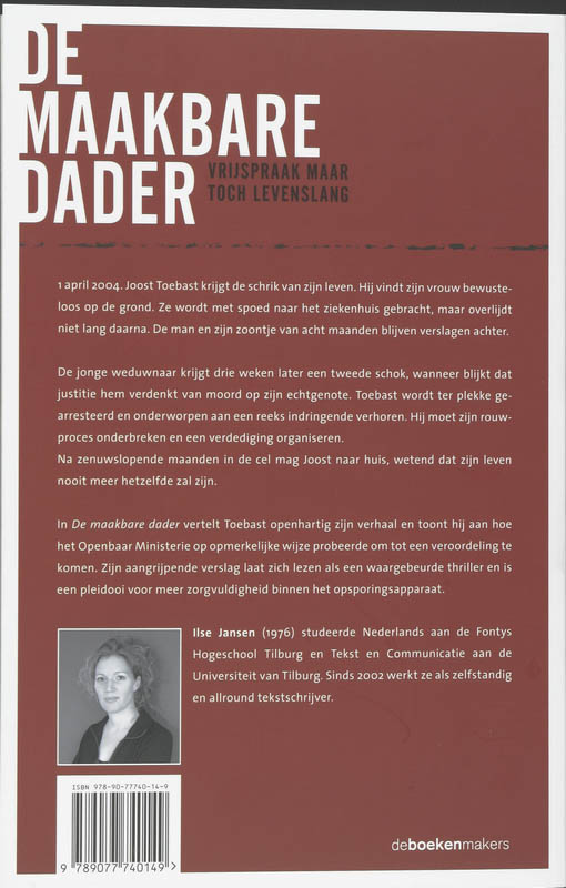 Achterkant van De maakbare dader