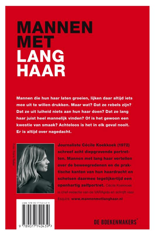 Achterkant van Mannen met lang haar