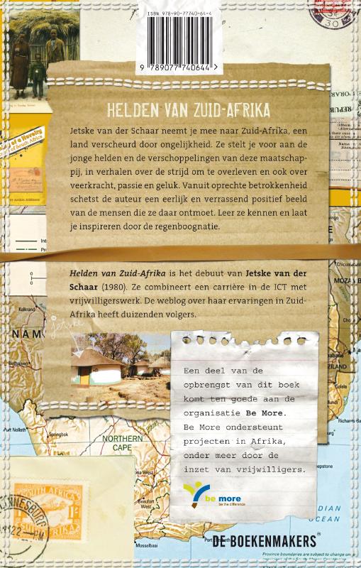 Achterkant van Helden van Zuid-Afrika