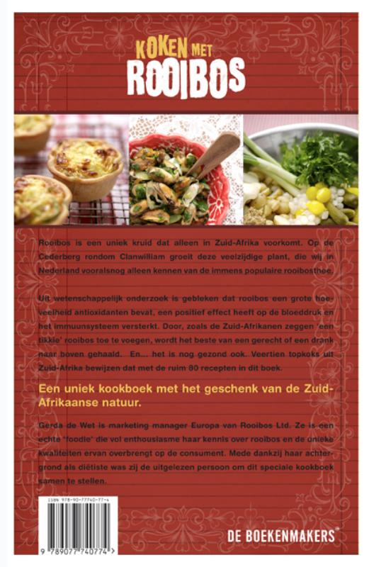 Achterkant van Koken met Rooibos