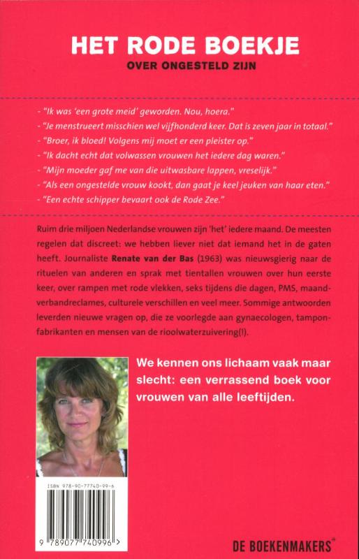 Achterkant van Het Rode Boekje