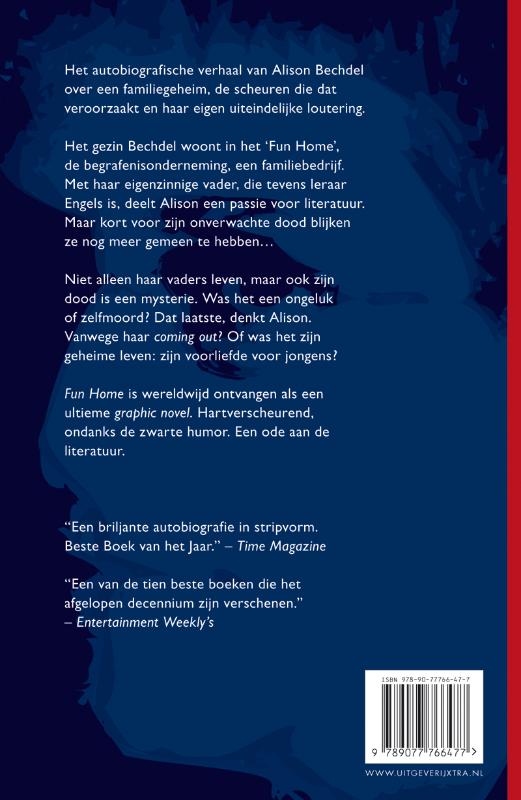 Achterkant van Fun Home