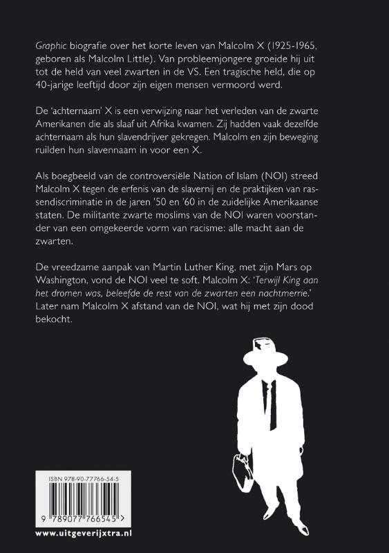 Achterkant van Malcolm X