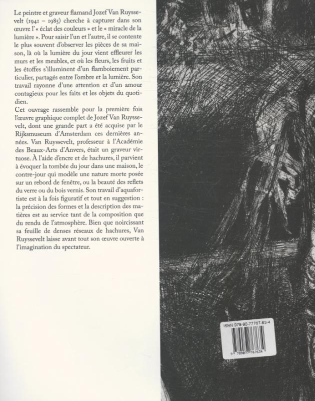 Achterkant van Jozef Van Ruyssevelt L'oeuvre graphique