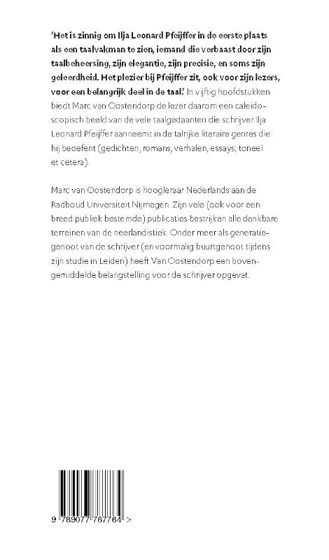 Achterkant van Waar wordt geschreeuwd is taal vacant