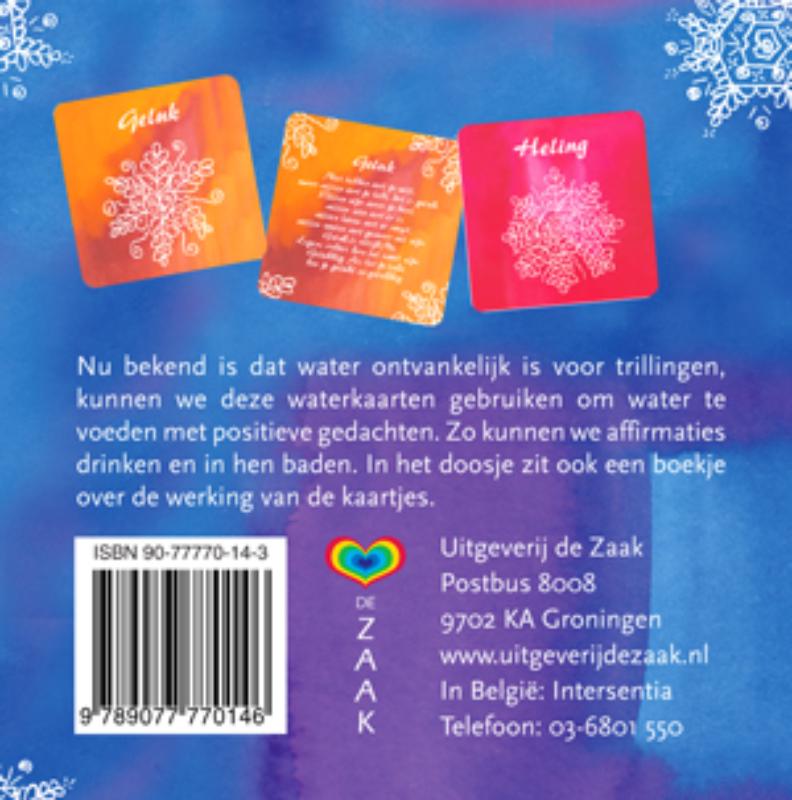 Achterkant van Waterkaarten