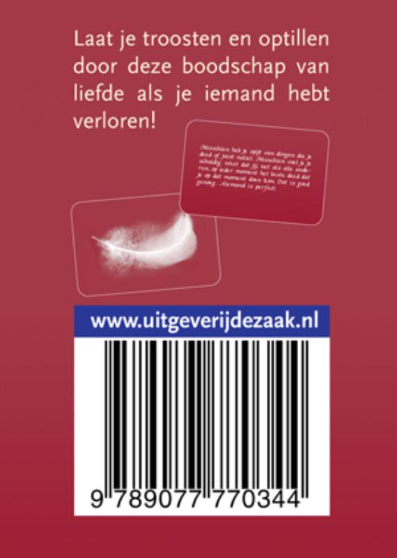 Achterkant van Koesterkaartjes bij verlies