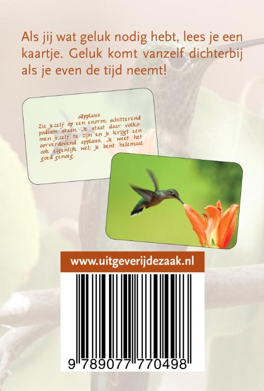 Achterkant van Gelukskaartjes