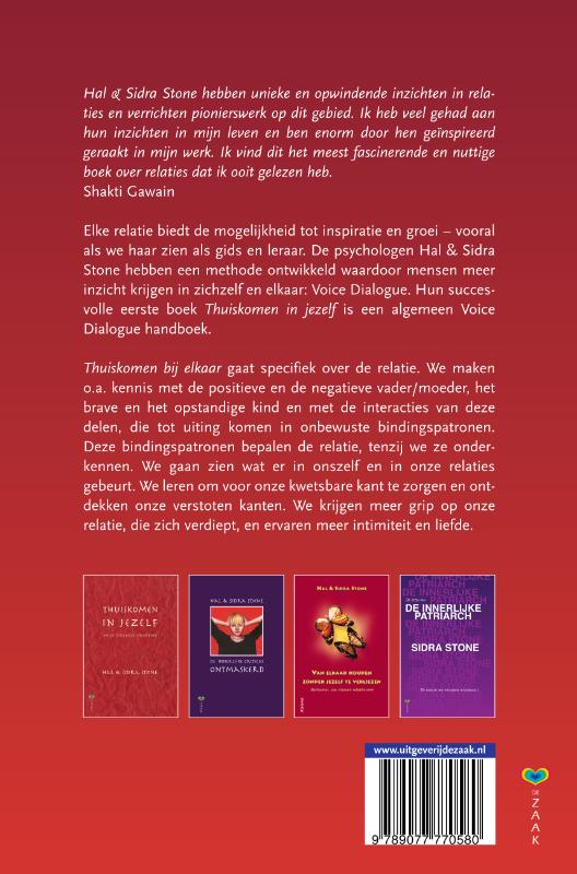 Achterkant van Thuiskomen bij elkaar